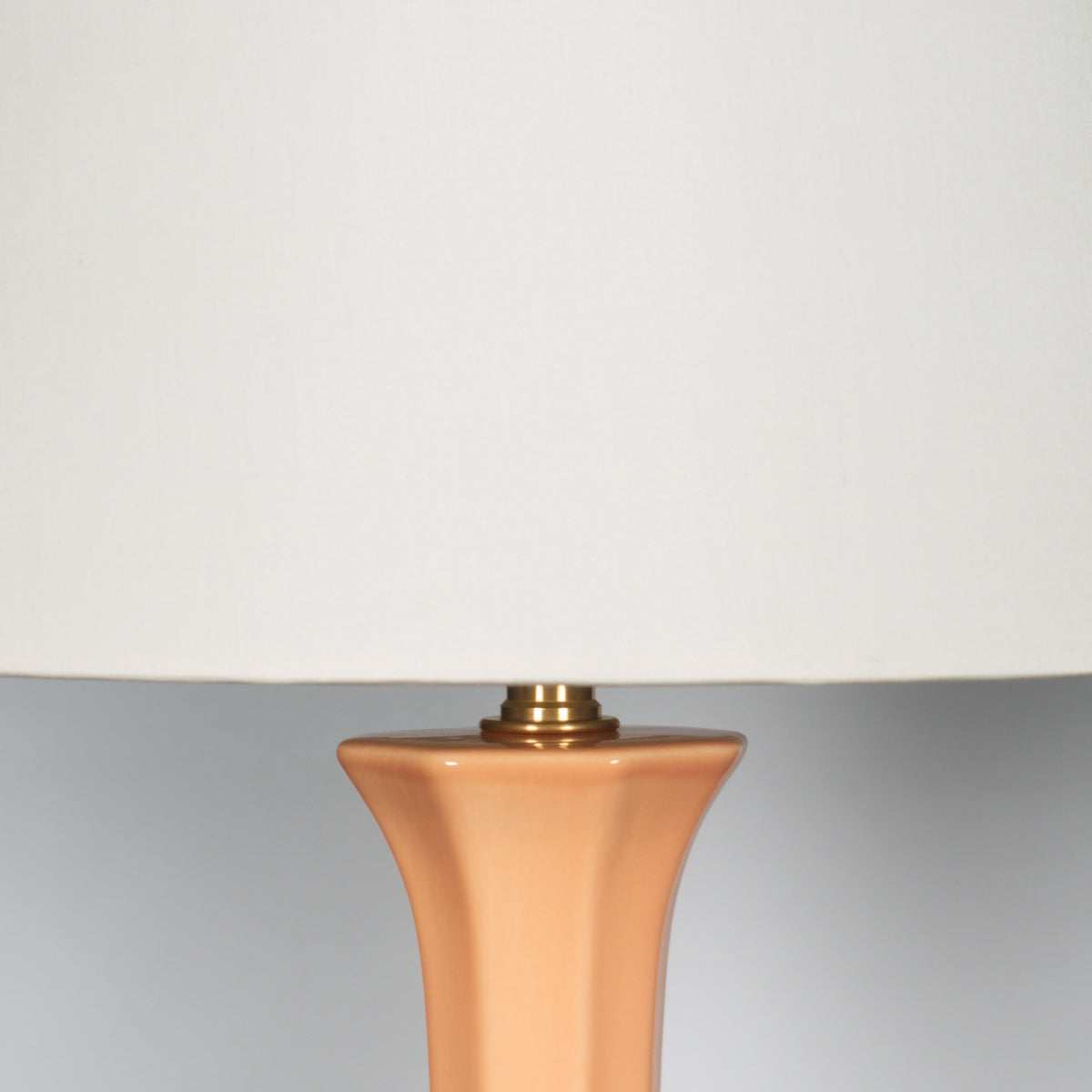 Mesa Peach Hex Lamp