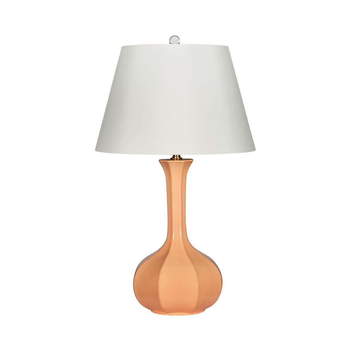 Mesa Peach Hex Lamp