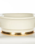 White & Gold Center Piece Bowl