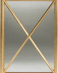 Gold Leaf Cross Mirror