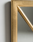 Gold Leaf Cross Mirror