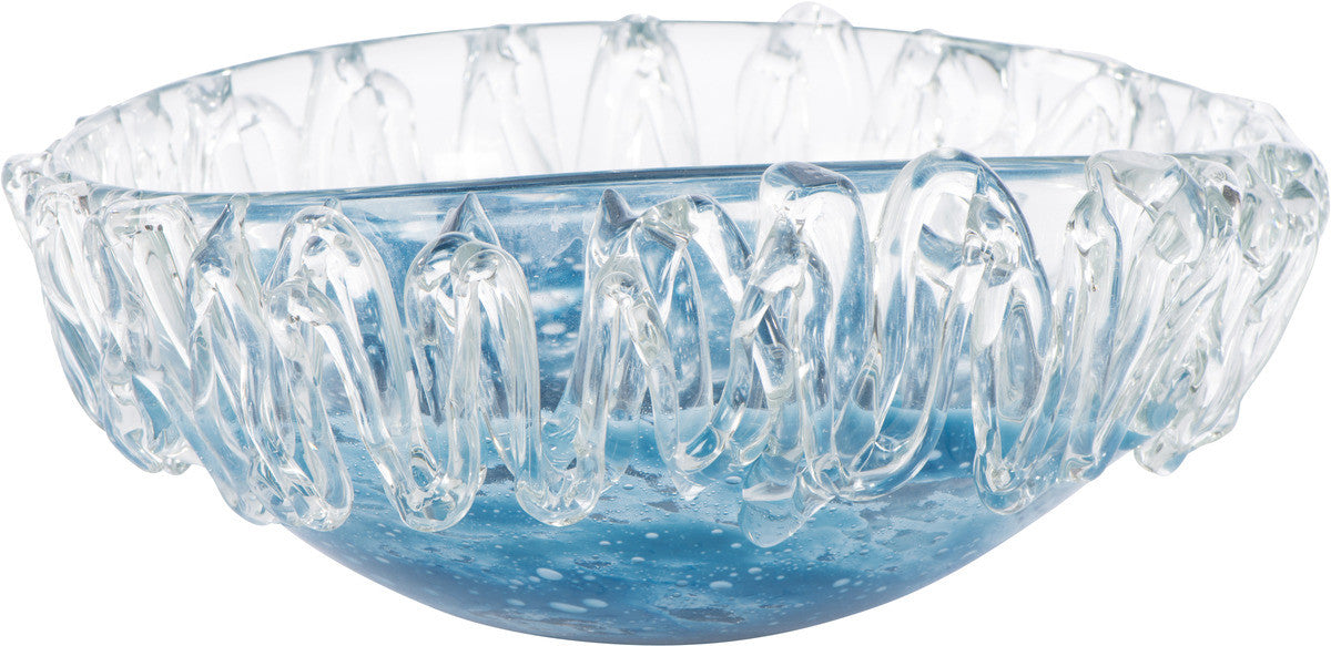 Fancy Glass Oval Bowl