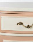 Antique Cream - Pink Commode