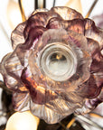 Glass Flower Chandelier