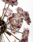 Glass Flower Chandelier