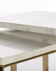 White Marble Nesting Tables