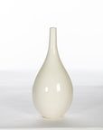 Small White Tear Drop Vase