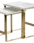 White Marble Nesting Tables