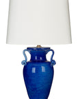 Como Scroll Blue Lamp